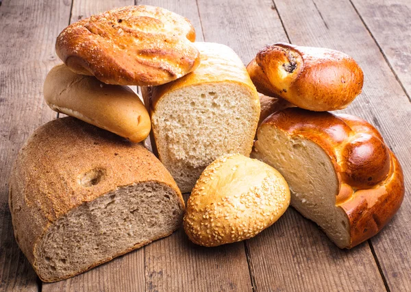 Types of bread — Stock Photo, Image