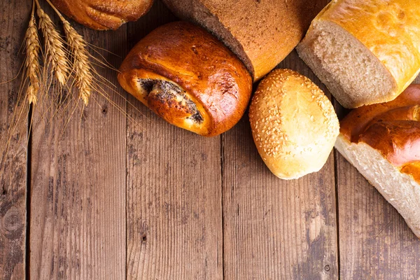 Types of bread — Stock Photo, Image