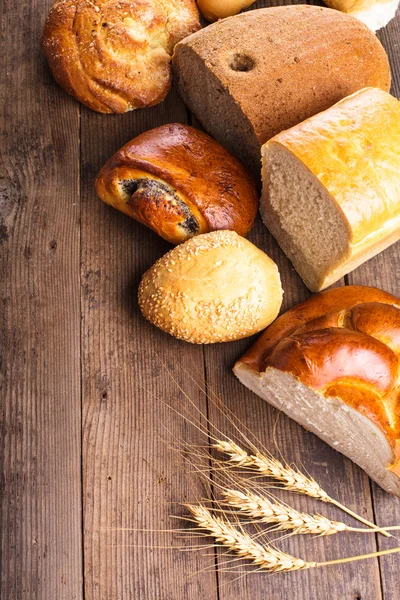Виды хлеба — стоковое фото