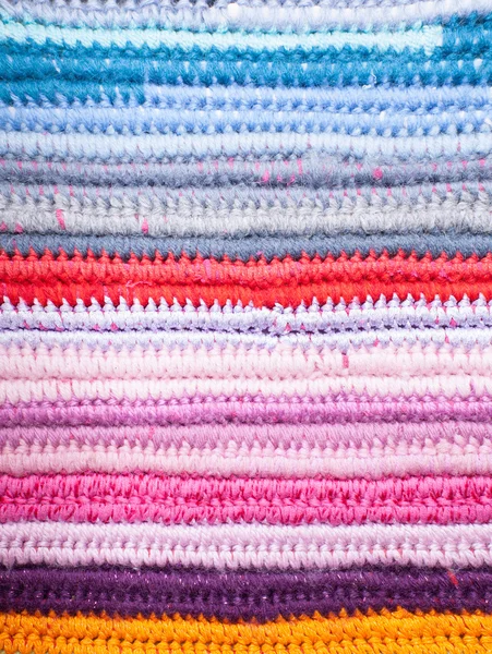 Latar belakang warna Crochet — Stok Foto