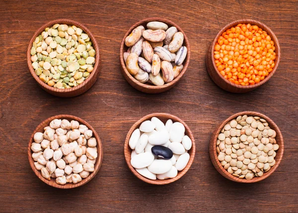 Types of beans — Stock Photo, Image