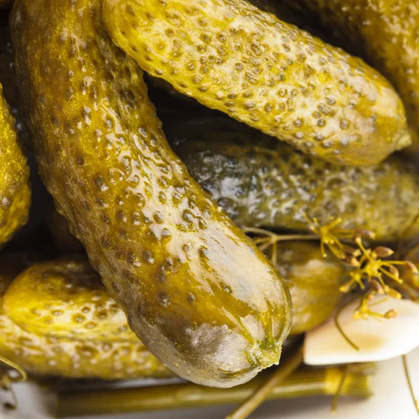 Salted cucumber — Stock Photo, Image