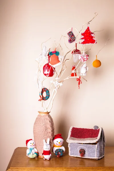 Weihnachten handgemachte Dekoration — Stockfoto