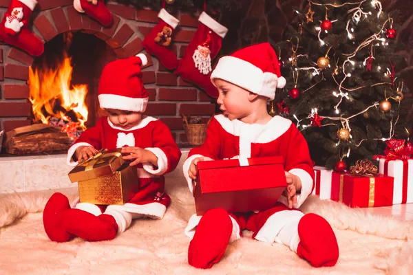 Chimenea de Navidad — Foto de Stock