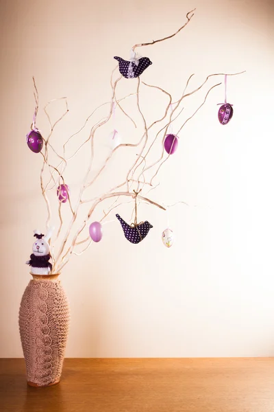 Handmade easter decorations — Stock Photo, Image