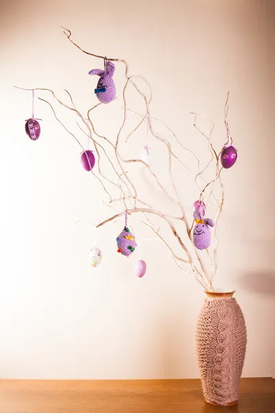 Handgefertigte Osterdekorationen — Stockfoto