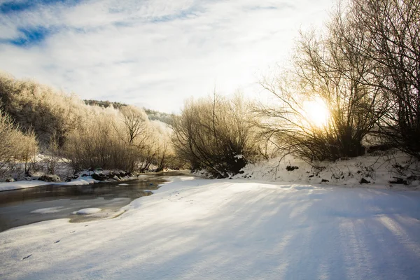 Paisaje invierno — Foto de Stock