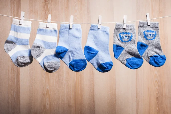 Baby boy socks — Stock Photo, Image