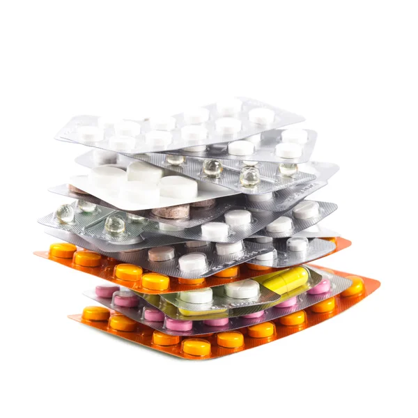 Die Vielfalt der Tabletten — Stockfoto