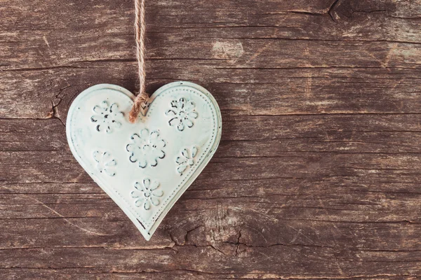 Metal heart — Stock Photo, Image