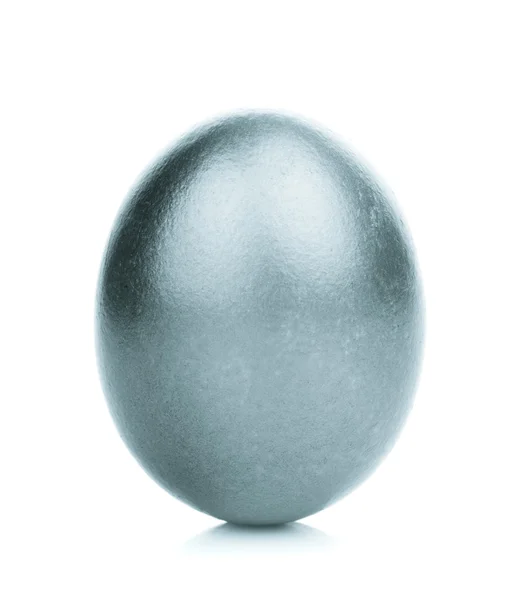 Silver egg — Stockfoto