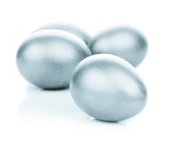 Silver ägg — Stockfoto