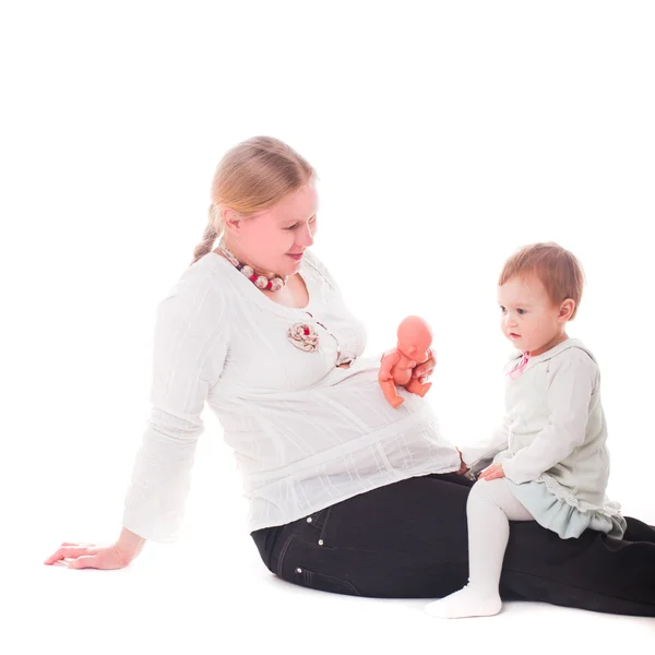 Madre incinta. — Foto Stock