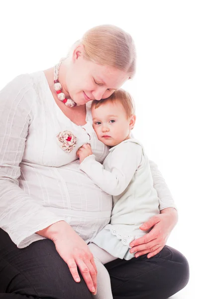 Madre embarazada. — Foto de Stock