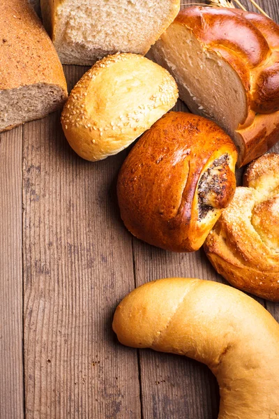 Types of bread — Stock Photo, Image