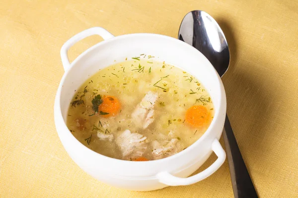 Caldo de pollo — Foto de Stock