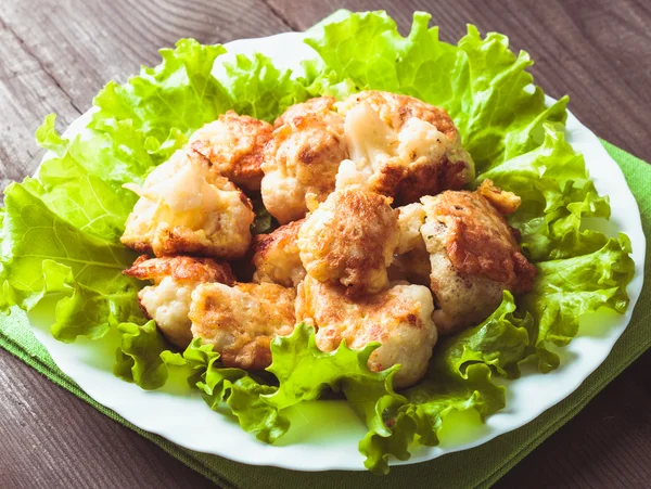 Fried cauliflower — Stock Photo, Image