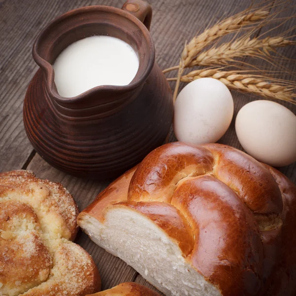 Pâine proaspătă de challah — Fotografie, imagine de stoc