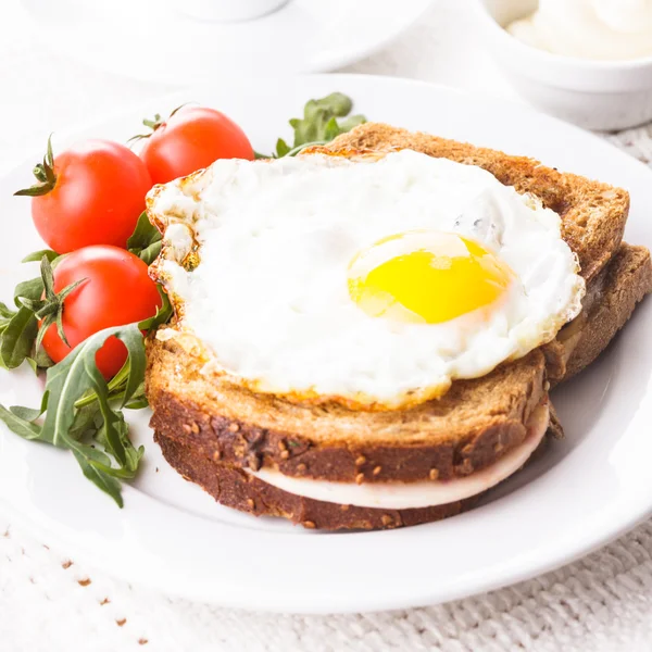 Croque Madame — Foto Stock