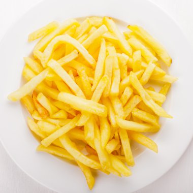 kızarmış patates izole