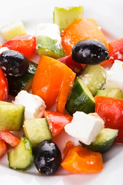 Yunan salatası makrosu — Stok fotoğraf