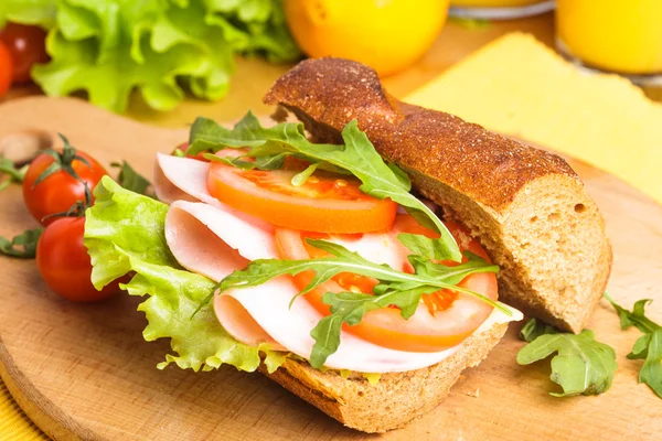 Wholegrain sandwich — Stock Photo, Image