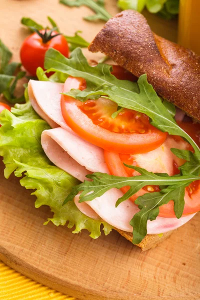 Wholegrain sandwich — Stock Photo, Image
