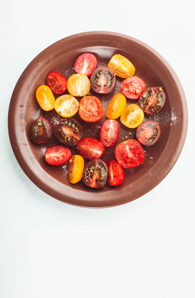 Varios tipos de tomates cherry —  Fotos de Stock