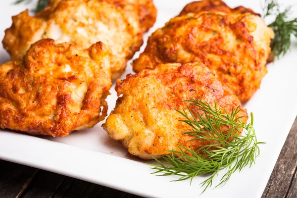 치킨 cutlets — 스톡 사진