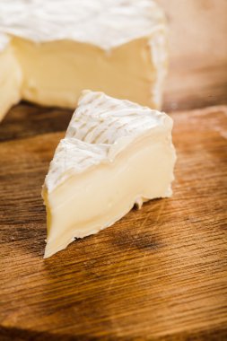 camembert slice closeup