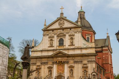 Kilise aziz peter ve paul krak eski şehir bölgesinde