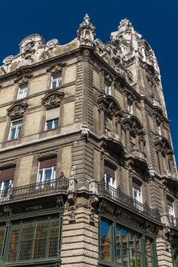 tipik binalar 19. yüzyıl budape buda castle bölgesinde