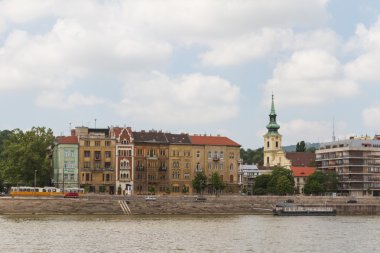 tipik binalar 19. yüzyıl budape buda castle bölgesinde