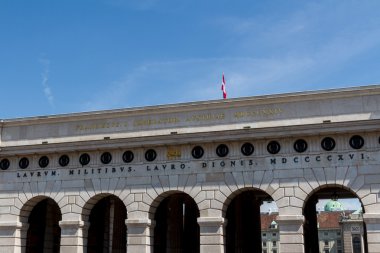 Viyana heldentor - giriş hofburg ve heldenplatz, Avusturya