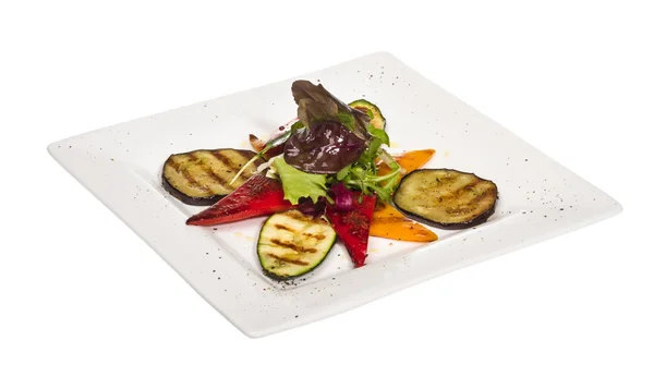 Légumes grillés (courgettes, aubergines, poivrons) ,) — Photo