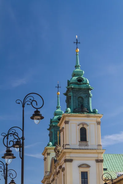 Igreja da Santa Cruz (Kosciol Swietego Krzyza), Varsóvia, Polónia — Fotografia de Stock