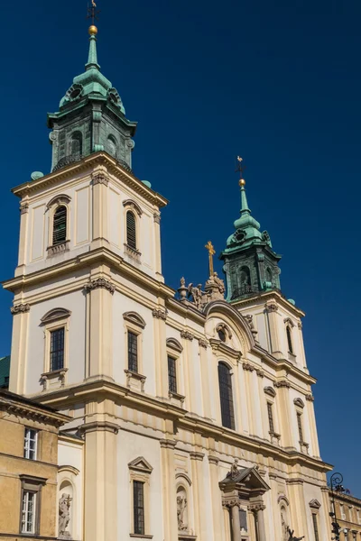 Świętego krzyża kościół (kosciol swietego krzyza), Warszawa, Polska — Zdjęcie stockowe