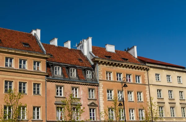 Slottstorget i Warszawa, Polen — Stockfoto