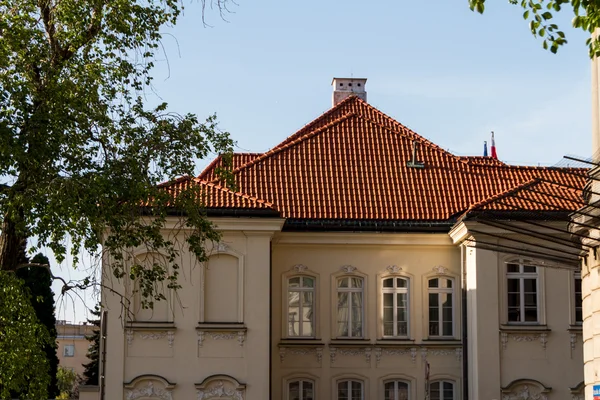 Centrum města Varšavy, Polsko — Stock fotografie