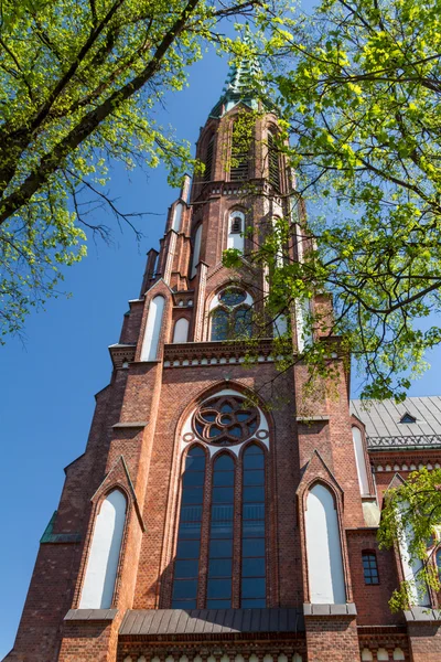 Saint florian's cathedral i Warszawa, Polen — Stockfoto