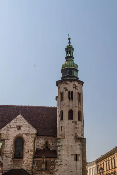 Romanesque church of St Andrew tower in Krakow built between 107 — Stock Photo, Image