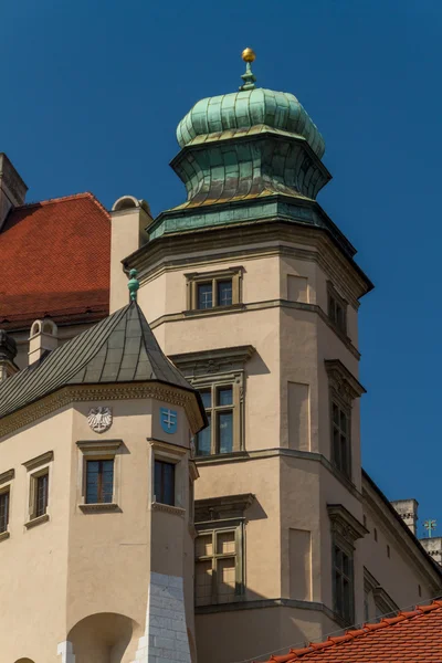 Castillo real en Wawel, Cracovia — Foto de Stock