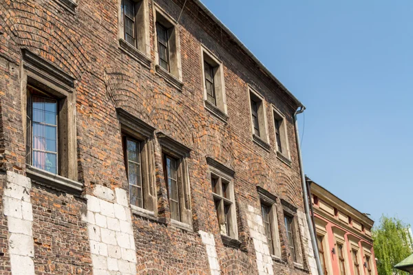 Cracovia - una arquitectura única en el antiguo barrio judío de Kaz — Foto de Stock