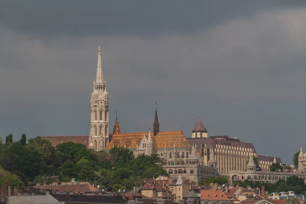 Widok zabytków w Budapeszcie — Zdjęcie stockowe