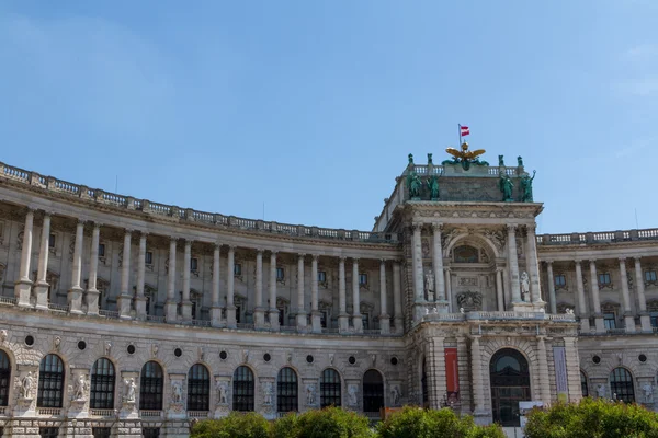 Heldenplatz no complexo de Hofburg, Viena, Áustria — Fotografia de Stock
