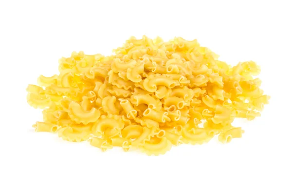 Pasta italiana (macarrones) aislada sobre fondo blanco —  Fotos de Stock