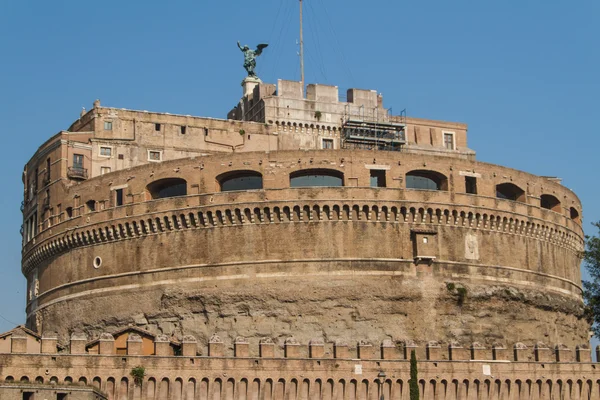 The Mausoleum of Hadrian, known as the Castel Sant'Angelo in Rom — Stock Photo, Image