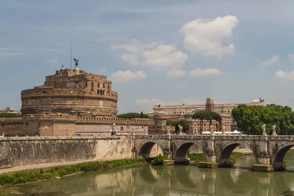 The Mausoleum of Hadrian, known as the Castel Sant'Angelo in Rom — Stock Photo, Image