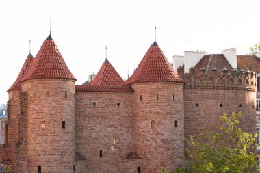 Polonya görülecek. Rönesans barbican Varşova tarihi kent