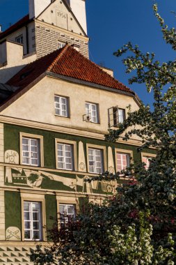 centrum van de stad van Warschau, Polen